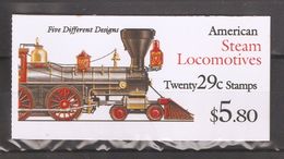 US Postage 1994 Locomotives Trains Booklet Of 5 Sc 2843-2847,VF MNH** - 1981-...