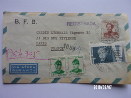 1967 - Lettre Recommandée Par Avion Du Brésil à Paris - Covers & Documents