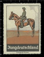 German Poster Stamp, Reklamemarke, Cinderella, Scout, Erkunden, Scout Posing, Erkunden Posierend, Jungdeutschland. - Oblitérés