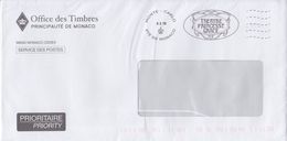 = Flamme Office De Timbres Principauté De Monaco Théâtre Princesse Grace Monte-Carlo 6.2.18 En Franchise - Postmarks