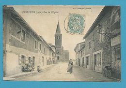 CPA Rue De L'Eglise FEILLENS 01 - Non Classés