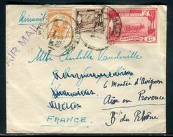 Myanmar / Burma - Enveloppe De Rangoon Pour La France En 1950 , Affranchissement Recto Et Verso - Ref F115 - Myanmar (Burma 1948-...)