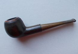 - Ancienne Pipe - Myon - Pipe Gainée De Cuir - - Heather Pipes