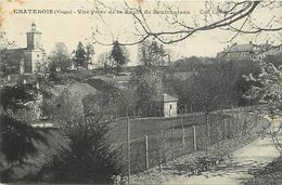 - Vosges -ref-A478- Chatenois - Vue Prise De Route De Neufchateau - Verso Cachet Obliteration Train Sanitaire P.l.m. - - Chatenois