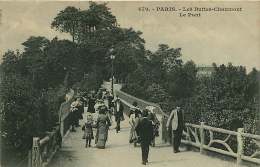 75  PARIS  LES BUTTES CHAUMONT - Parques, Jardines