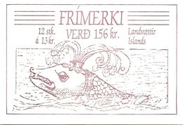 ICELAND, Booklet HM1, 1987, 12x13kr Coat Of Arms - Postzegelboekjes