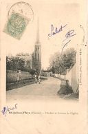 CPA-1905-86-ST JULIEN De L ARS- AVENUE De L EGLISE Et Le CLOCHER-TBE - Saint Julien L'Ars