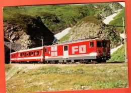 Delcampe - GBE-17  Furka Oberalp Bahn  Pendelzug. Nicht Gelaufen, Gross Format. - Sonstige & Ohne Zuordnung