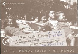 J) 2003 CUBA-CARIBE, CHILDREN, INTERNATIONAL MESSAGING SERVICE, FROM YOUR HANDS FLY TO MY HANDS - Cartas & Documentos