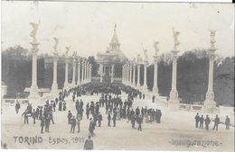 Carte Photo : TORINO - Espos. 1911 - Inaugurazione - Expositions