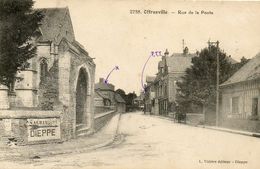 CPA - OFFRANVILLE (76) - Aspect De La Rue De La Poste Au Début Du Siècle - Offranville