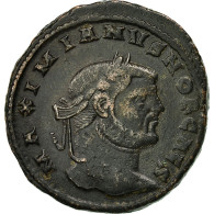 Monnaie, Galère, Follis, AD 303, Siscia, TTB, Bronze, RIC:141b - La Tétrarchie (284 à 307)