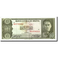 Billet, Bolivie, 10 Pesos Bolivianos, 1962, 1962, KM:154a, SPL - Bolivien