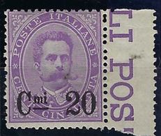 Italie, N° 53 * TB - Mint/hinged