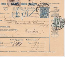 HONGRIE 1929 COLIS POSTAL DE SZEGED - Colis Postaux