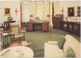 Oval Office Replica, Lyndon Johnson Museum, Austin, Texas, Unused Postcard [20972] - Presidenten