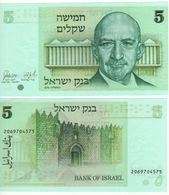 ISRAEL  5  Sheqalim    P44   " Chaim Weizmann "   1978    UNC - Israël