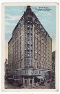 New York City, Hotel Breslin, Broadway, Street Scene, Old Cars 1920s NY Vintage Postcard - Cafés, Hôtels & Restaurants