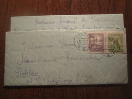 1925 POLAND COVER With CONTENT, BRWINOW CANCEL - Briefe U. Dokumente