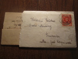 1924 POLAND COVER With CONTENT, PIOTRKOW - Lettres & Documents