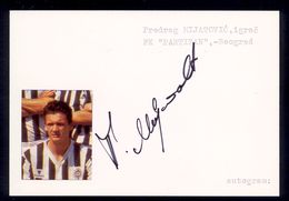 Predrag 'Pedja' Mijatovic - Original Authographs - Striker - FK Partizan / 2 Scans - Authographs