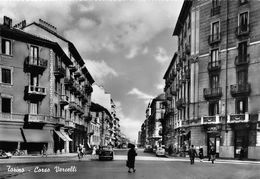 07264 "TORINO - CORSO VERCELLI - SACAT" ANIM., AUTO ANNI '50. CART. ORIG. NON SPED. - Tarjetas Panorámicas