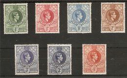 SWAZILAND 1938 SET OF 7 STAMPS TO 4d PERF 13½ X 13 SG 28/33 MOUNTED MINT Cat £56+ - Swaziland (...-1967)