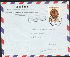 CONGO BELGE Lettre Revue Congolaise ZAIREN De LOUVAIN 1954 - Cartas & Documentos