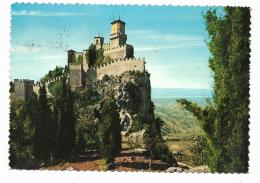 REPUBBLICA DI S.MARINO - PRIMA TORRE + FRANCOBOLLI  - VIAGGIATA FG - San Marino