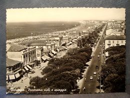 (FG.R77) Panorama Di VIAREGGIO - VIALE E SPIAGGIA (LUCCA) Francobollo Rimosso, Annullo ORTA DI ATELLA - Viareggio