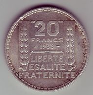 20 Francs Turin - 1938 - TTB+ - 20 Francs