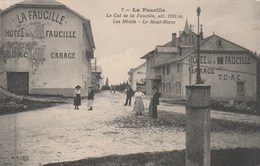 LA FAUCILLE  01 AIN     CPA  LE COL DE LA FAUCILLE  LES HOTELS - LE MONT BLANC - Non Classificati