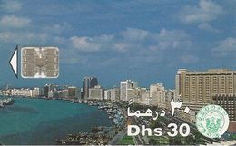 CARTE-PUCE-EMIRATS-30DHS-SC7-DUBAI VUE GENERALE-TBE - Emirati Arabi Uniti