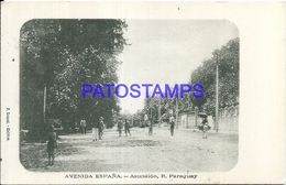 86901 PARAGUAY ASUNCION AVENIDA ESPAÑA POSTAL POSTCARD - Paraguay