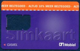 NETHERLANDS - HOLLAND - Pays-Bas - Niederlande - Olanda - Nederland MOBIEL GSM (SIM) CARD USED FRAME - Cartes GSM, Prépayées Et Recharges