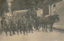 H41 - MILITARIA - Un Bel Attelage Et Un Groupe De Soldat Français Du 44e Régiment D'Infanterie - War 1914-18