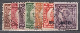 Yugoslavia Kingdom 1923/4 Mi#169-175 Used - Gebruikt