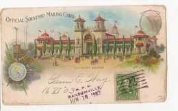 NEW YORK - OFFICIAL SOUVENIR MAILING CARD - ELECTRICITY BUILDING - 1903 (2146) - Expositions
