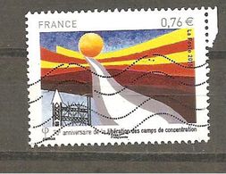 FRANCE 2015 N° YT 4948 Libération Des Camps Oblitéré - Used Stamps