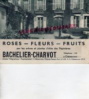 36- CHATEAUROUX- RARE DEPLIANT BACHELIER CHARVOT-ROSES-FLEURS-FRUITS-HORTICULTURE-PEPINIERES-IMPRIMERIE CRETE CORBEIL - Agricultura