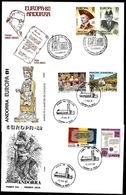 Europa 1980/81/82 : ANDORRA Principat  3 X FDC 1er Jour - Collections