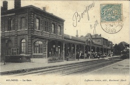 AULNOYE - La Gare -ed. Laffineur-Samin - Aulnoye