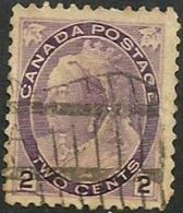 CANADA 2 CENTS PURPLE QV HEAD 1898 OUT OF SET? USEDH SG153a CV10POUNDS  READ DESCRIPTION!! - Nuovi