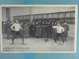 Les Sports Assaut Au Sabre (Publicité G.Monceau à Dreux) - Fechten