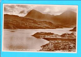Cpa Carte Postale Ancienne   - Quinag From Kyle Strome Pier Near Scourie Sutherland - Sutherland