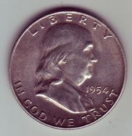 - USA - Etats Unis - Half Dollar Franklin 1954 D. - 1948-1963: Franklin