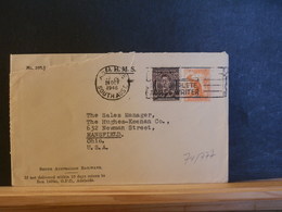 74/777A     LETTRE AUSTRALIE TO USA 1946 - Lettres & Documents