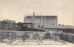 CPA 56 PLOUHARNEL CARNAC LE COUVENT DES BENEDICTINS AVEC LES JARDINS VUS DE FACE - Autres & Non Classés