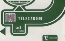 TARJETA TELEFONICA DE MALTA. C56xxxxxx (011) - Malte