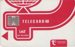 TARJETA TELEFONICA DE MALTA. Cxxxxxxxx (020) - Malte